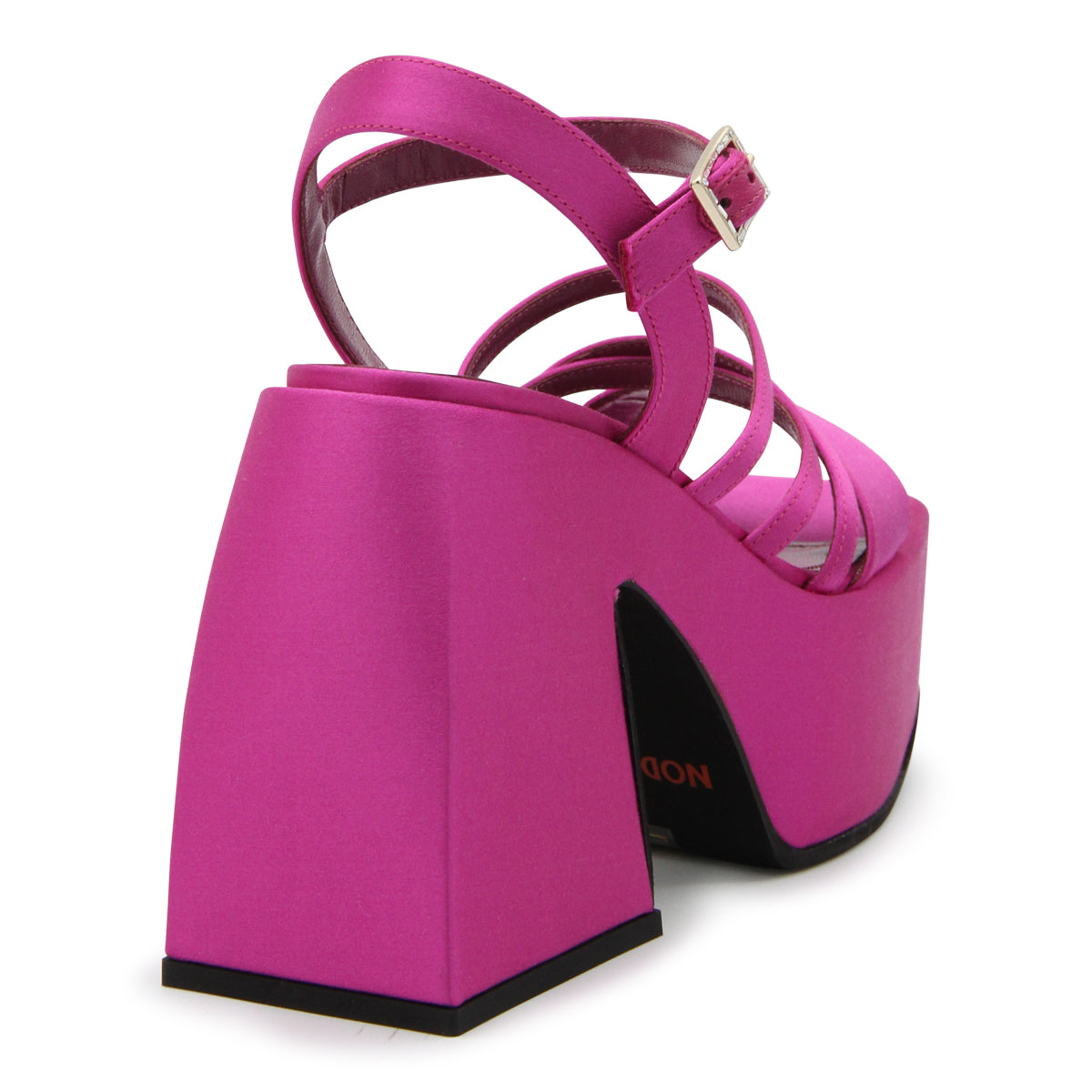 PINK SATIN BULLA CHIBI SANDALS