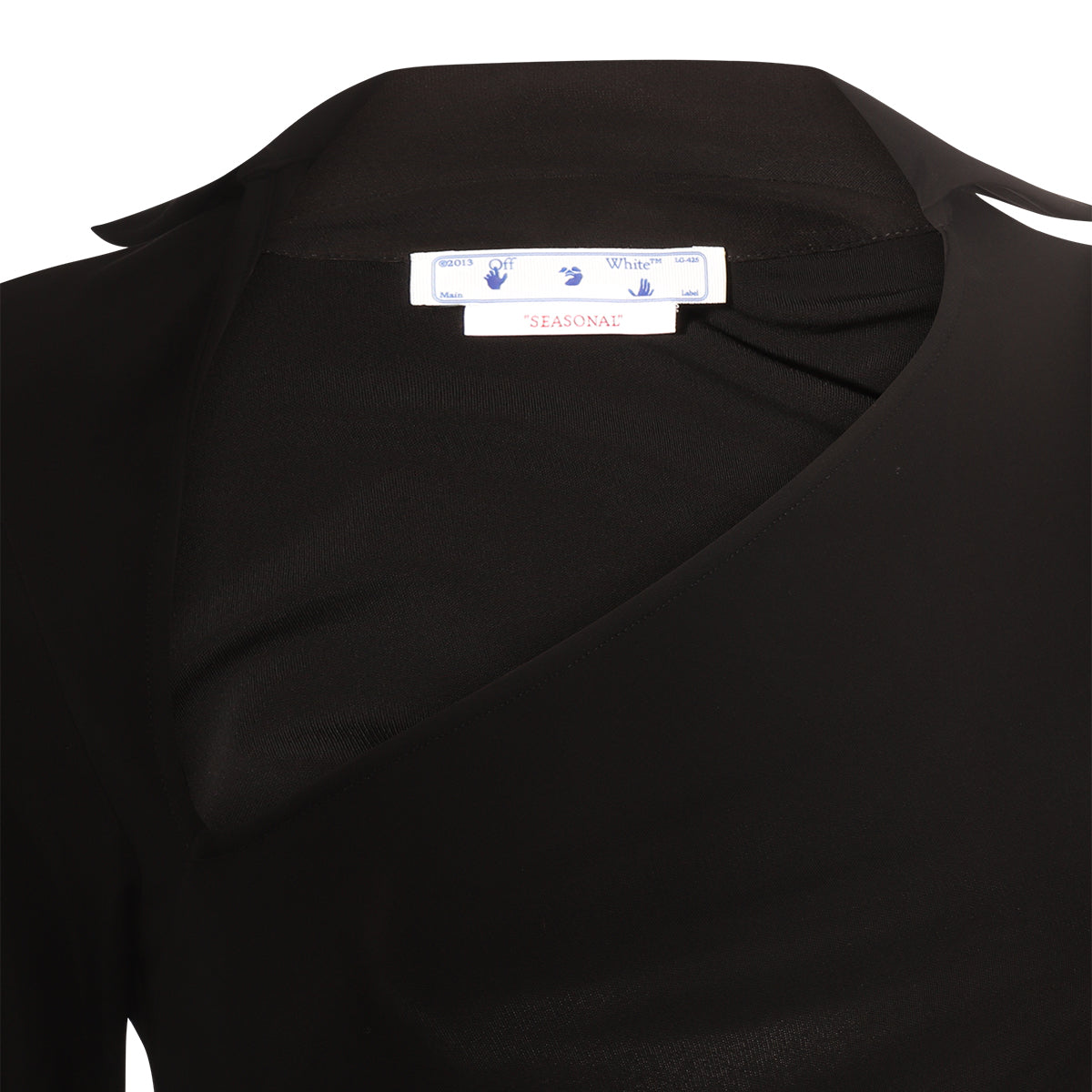 BLACK VISCOSE STRETCH DRESS