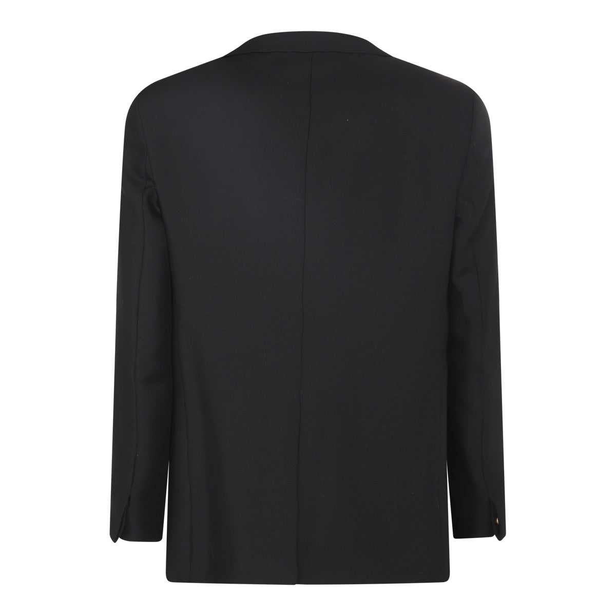 BLACK VIRGIN WOOL AND MOHAIR BLEND BLAZER