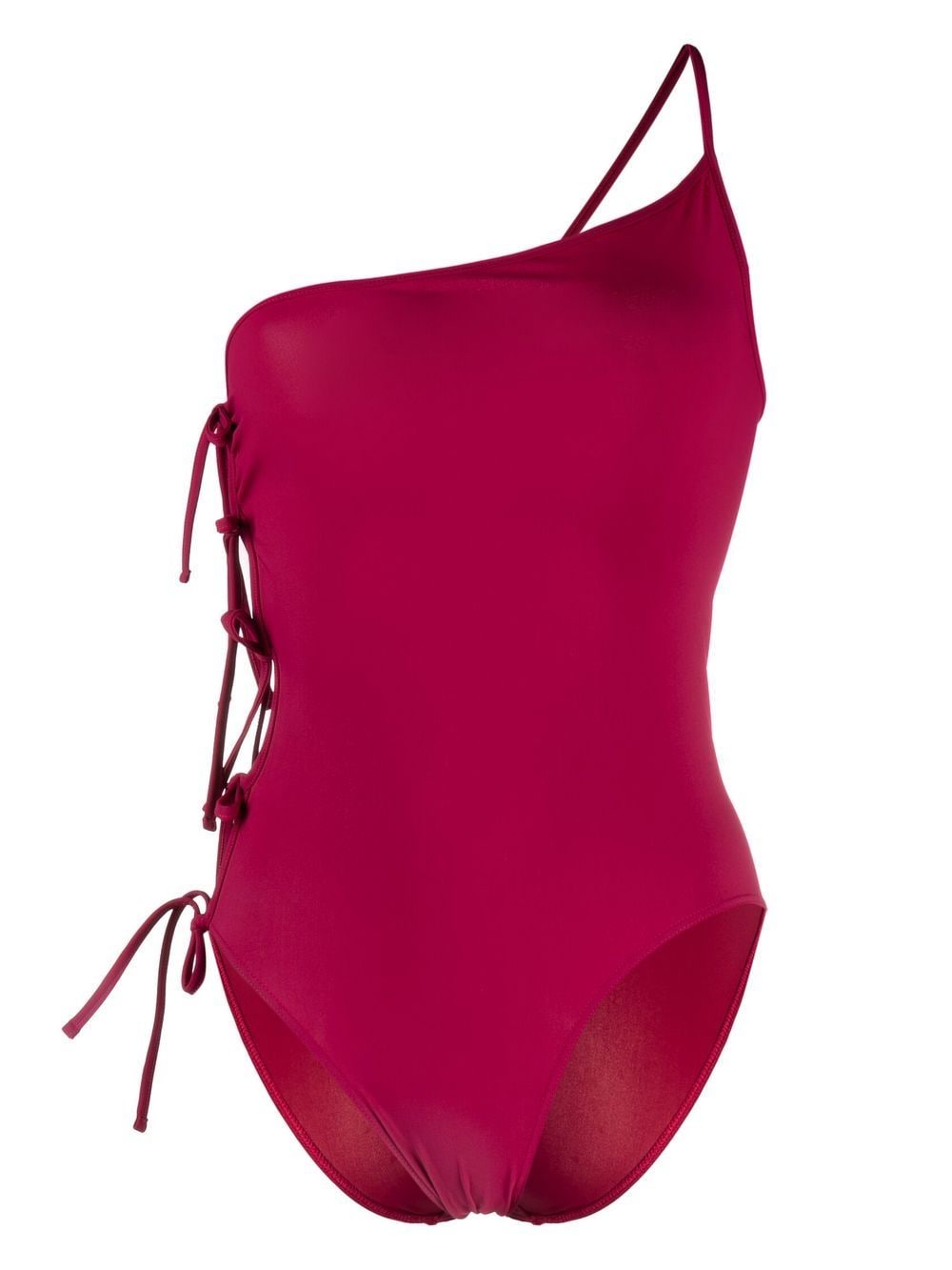 FUCHSIA STRETCH TACO BATHER SWIMWEAR
