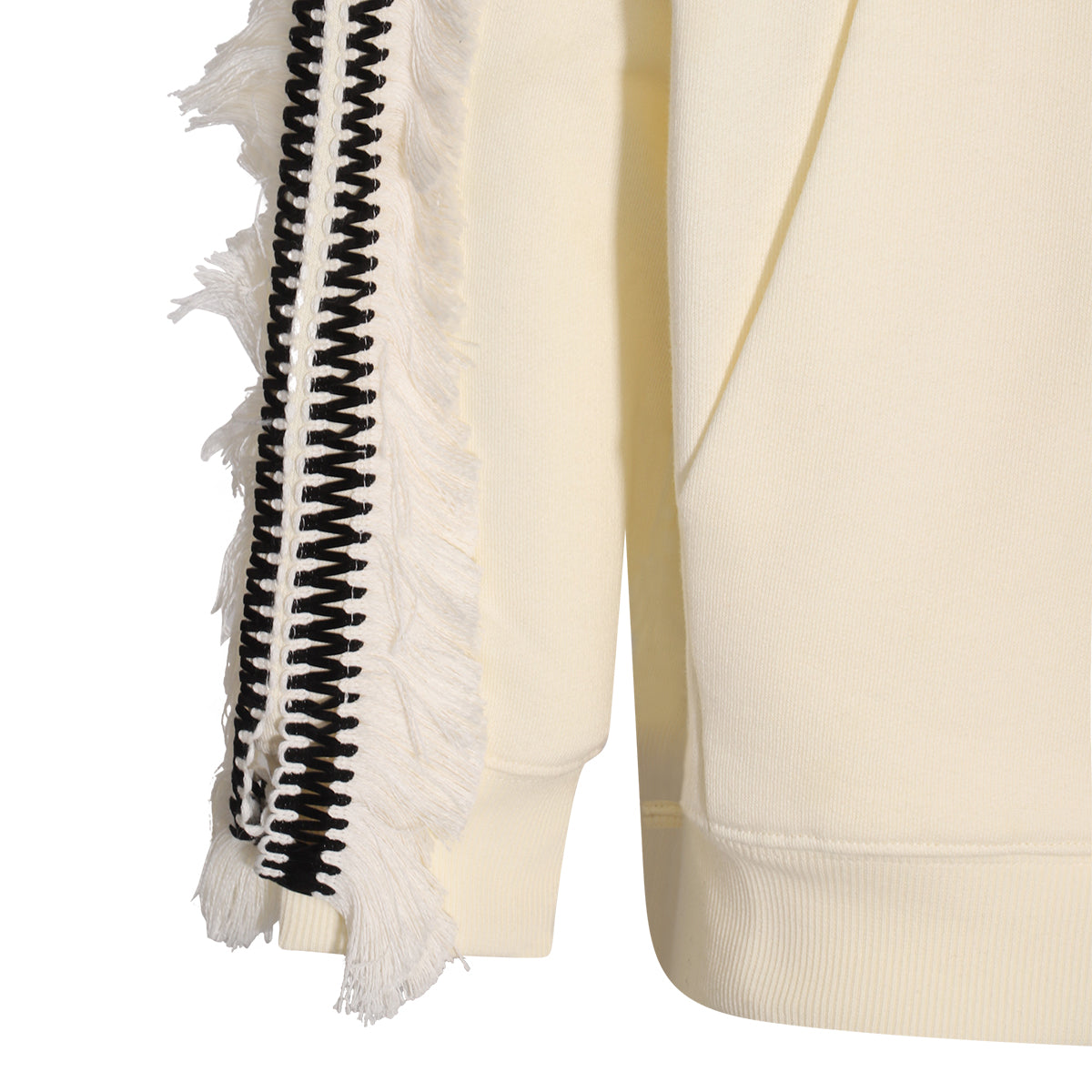 CREAM COTTON SWEATSHIRT