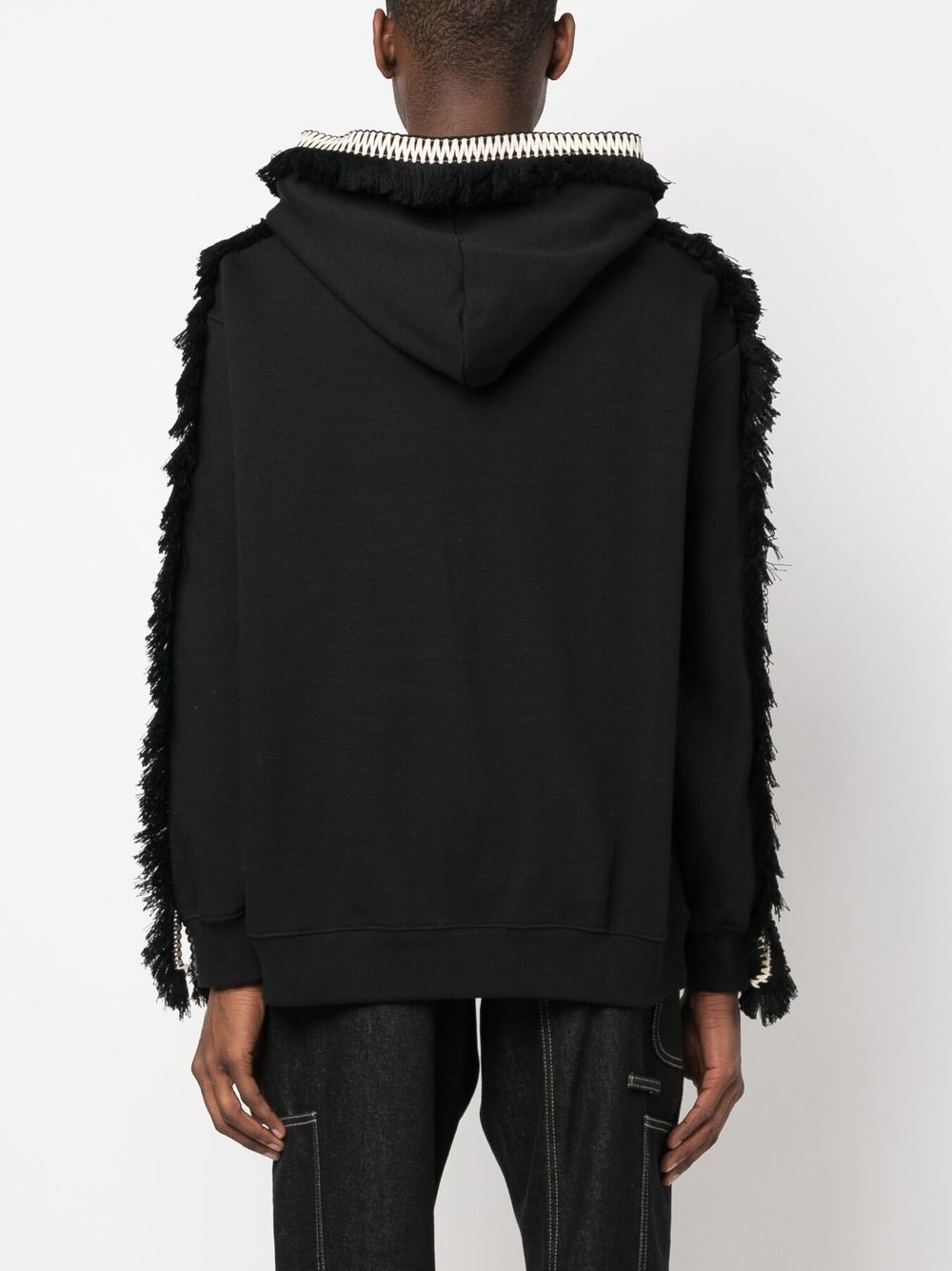 BLACK COTTON SWEATSHIRT