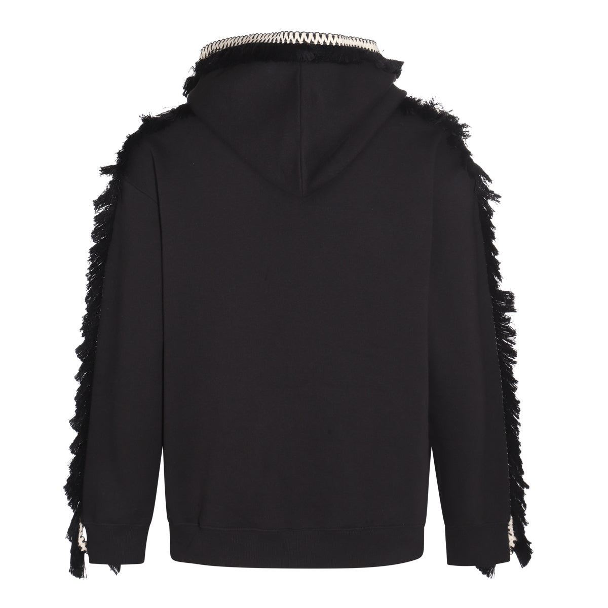 BLACK COTTON SWEATSHIRT