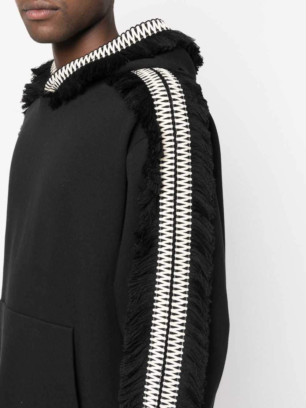 BLACK COTTON SWEATSHIRT