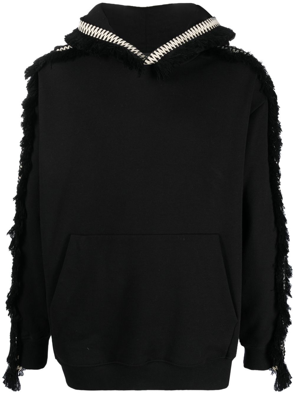 BLACK COTTON SWEATSHIRT