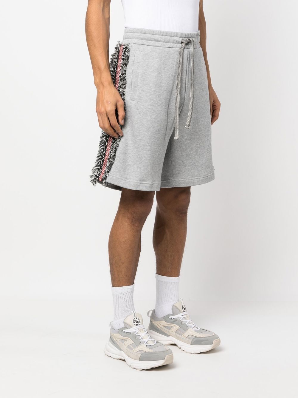 GREY COTTON SHORTS