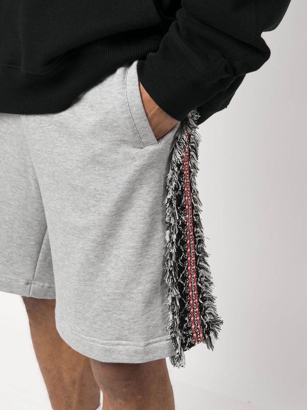 GREY COTTON SHORTS