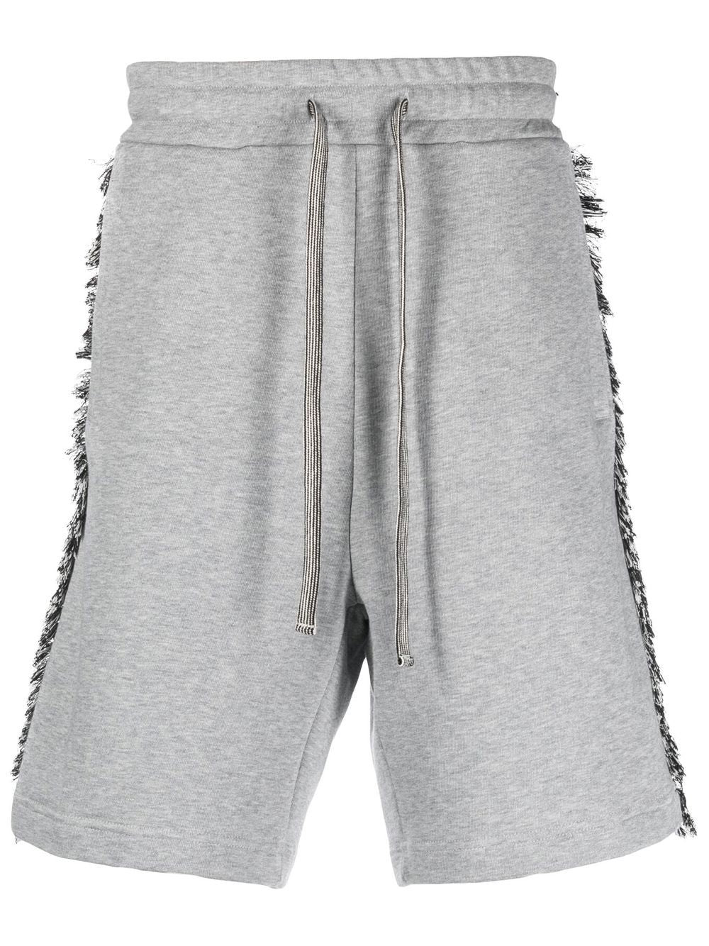 GREY COTTON SHORTS