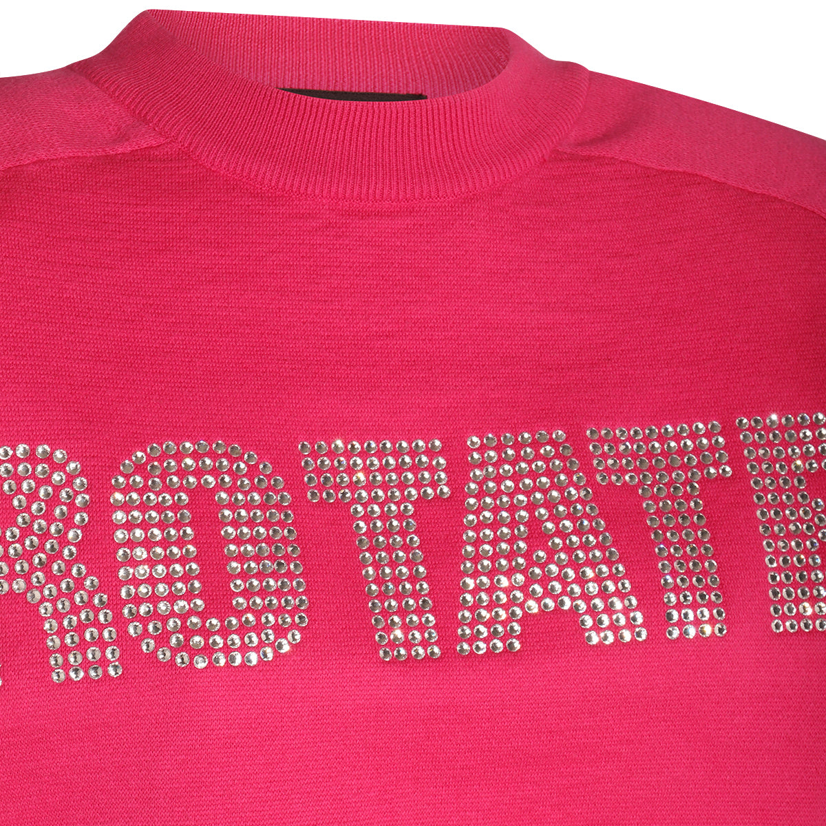 PINK COTTON-WOOL BLEND SHANDY JUMPER