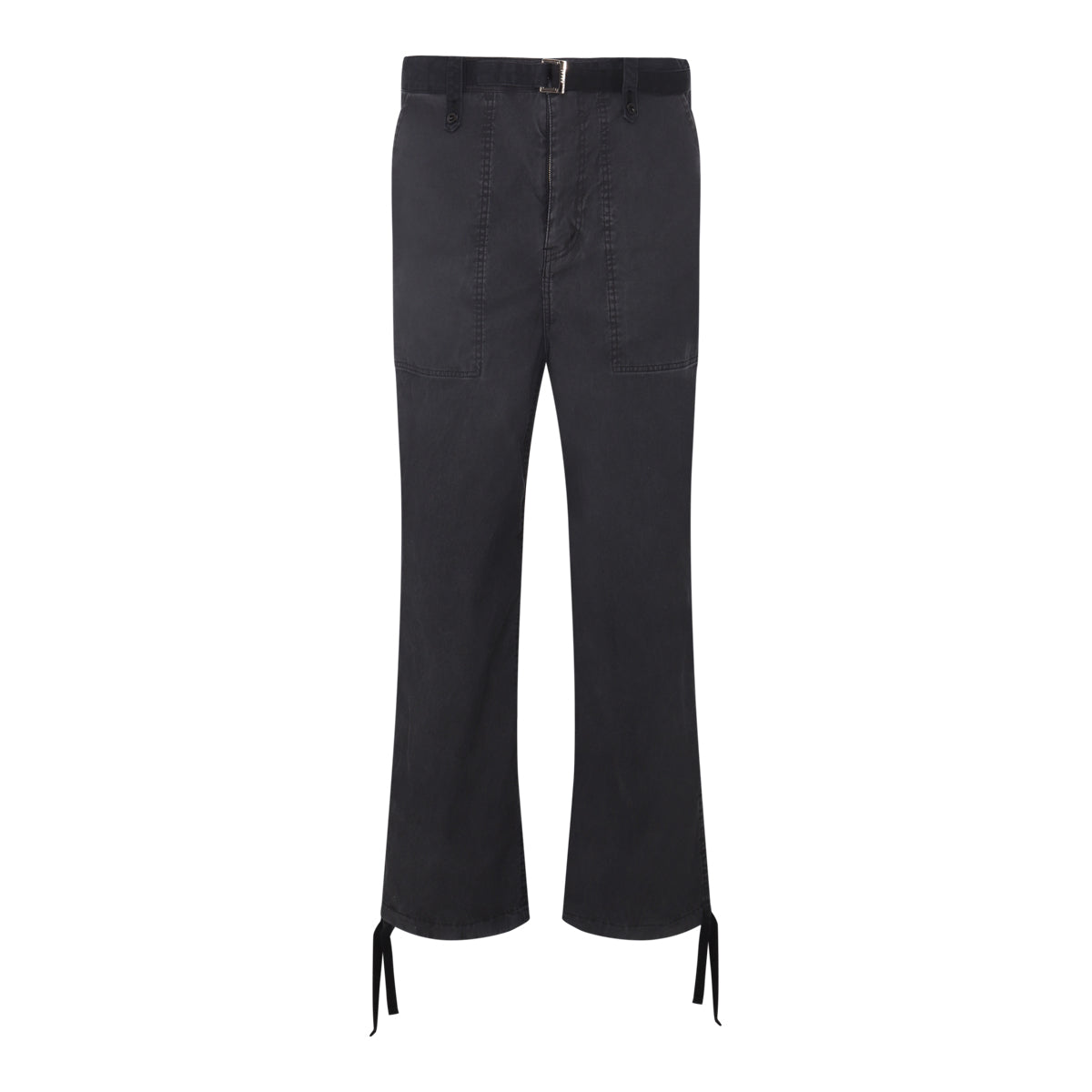BLACK COTTON PANTS