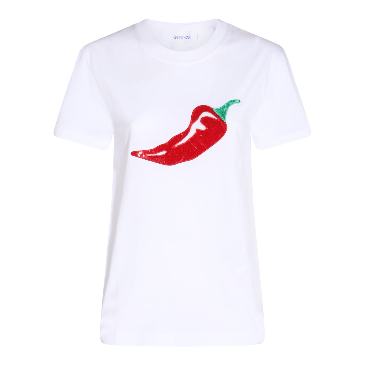 WHITE COTTON T-SHIRT