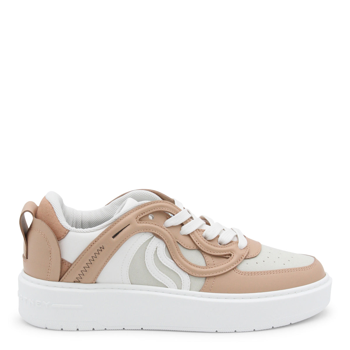 WHITE LEATHER S-WAVE SNEAKERS