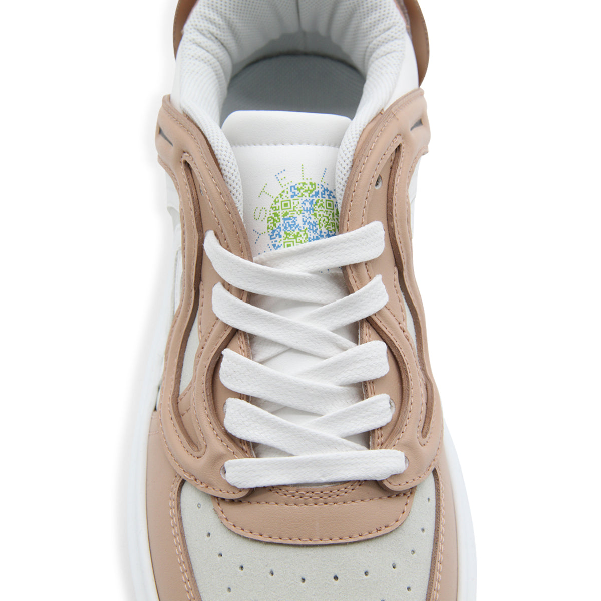 WHITE LEATHER S-WAVE SNEAKERS