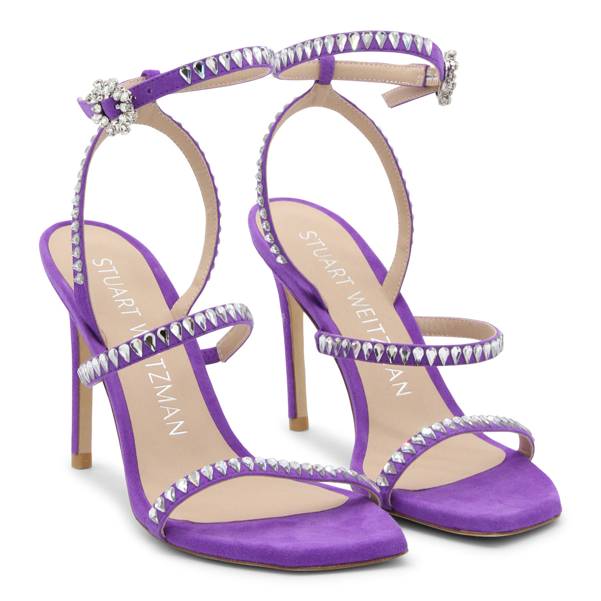 VIOLET SUEDE SANDALS