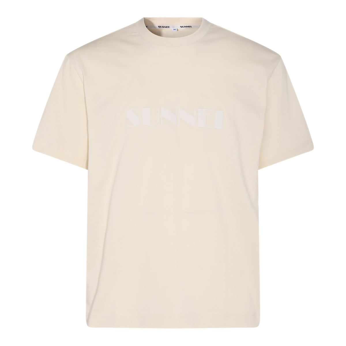 LIGHT BEIGE COTTON T-SHIRT