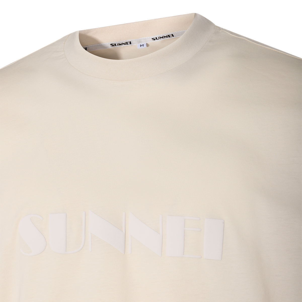 LIGHT BEIGE COTTON T-SHIRT