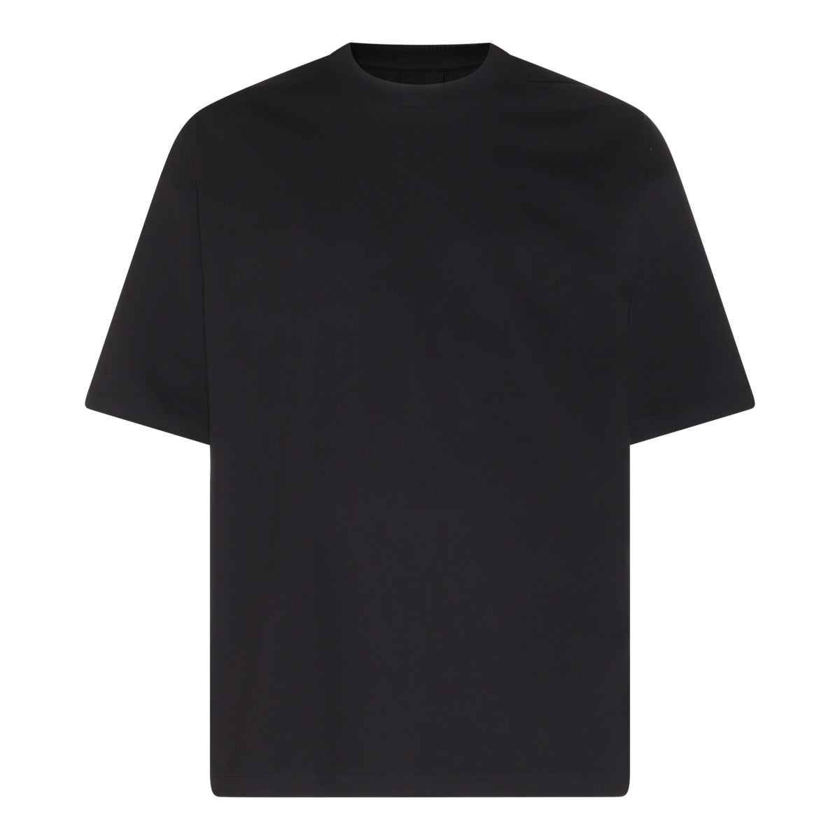 BLACK COTTON T-SHIRT
