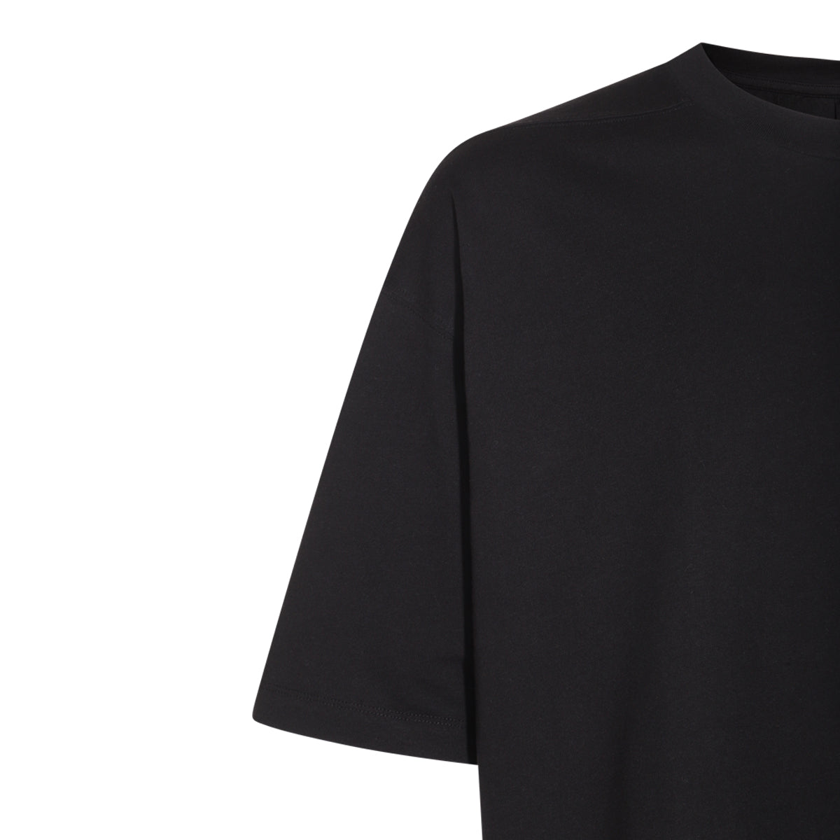 BLACK COTTON T-SHIRT