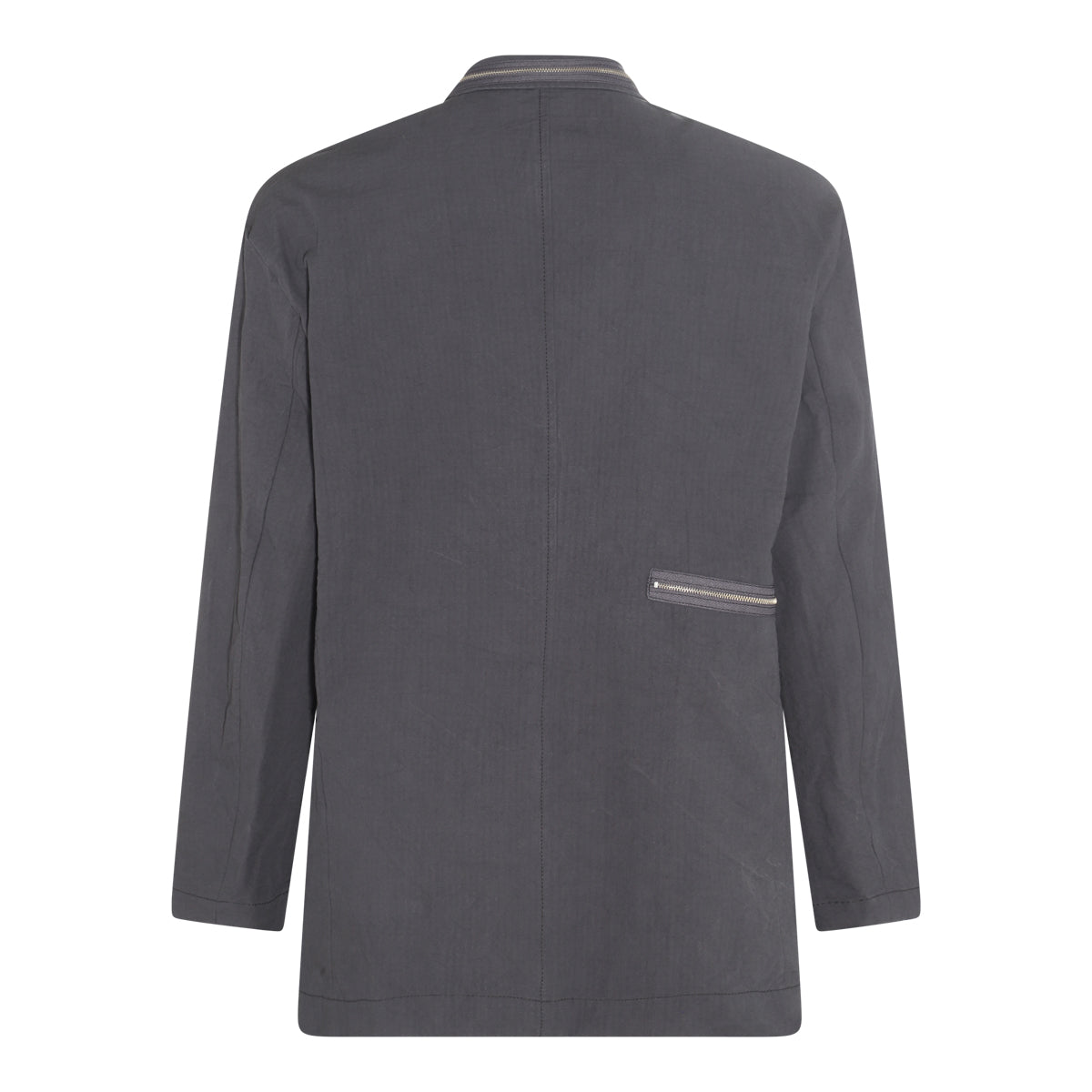 DARK GREY COTTON BLAZER