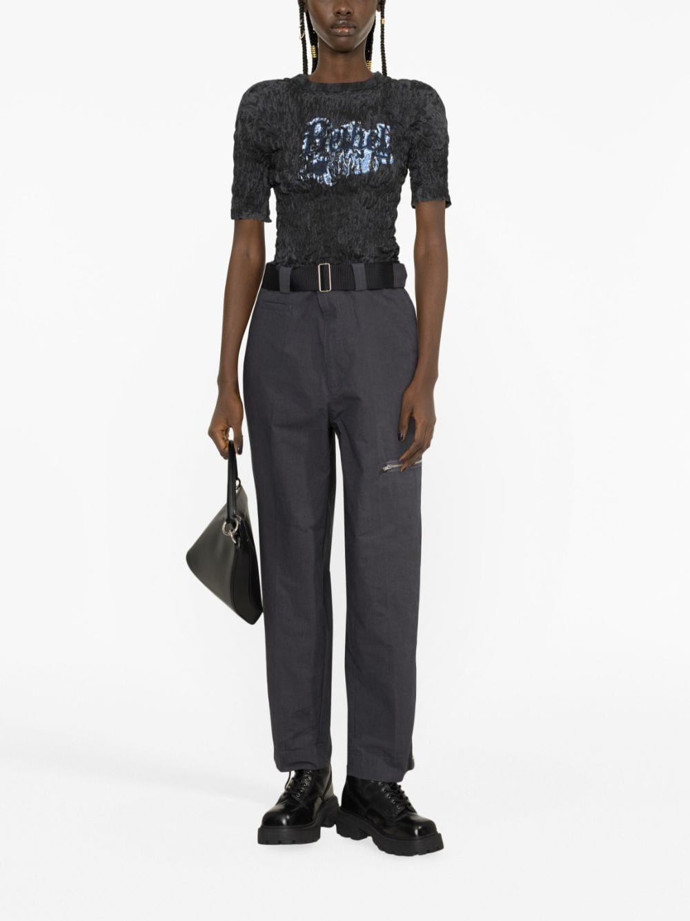 BLACK COTTON PANTS