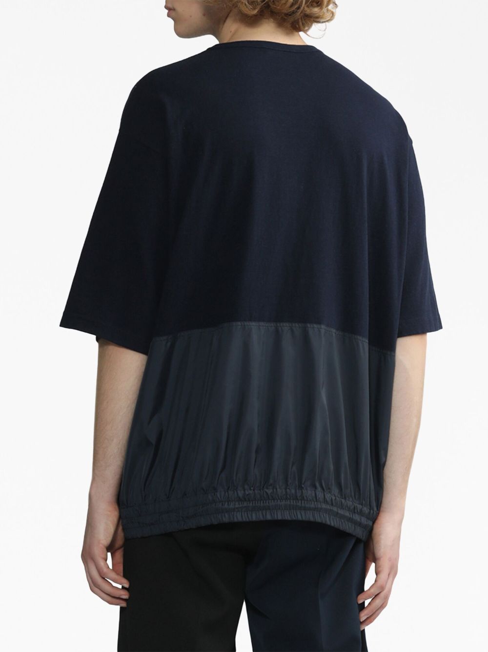 NAVY BLUE COTTON T-SHIRT