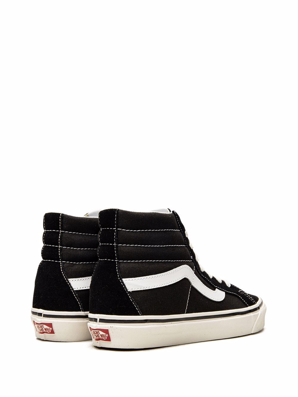 BLACK LEATHER SK8 SNEAKERS