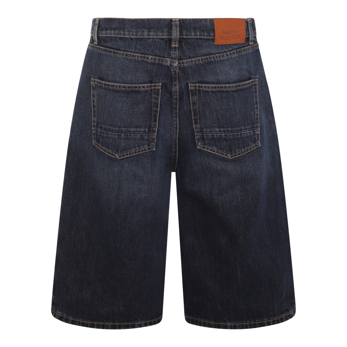 BLUE DENIM BERMUDA