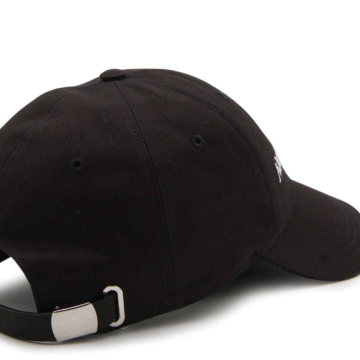 BLACK COTTON BASEBALL CAP