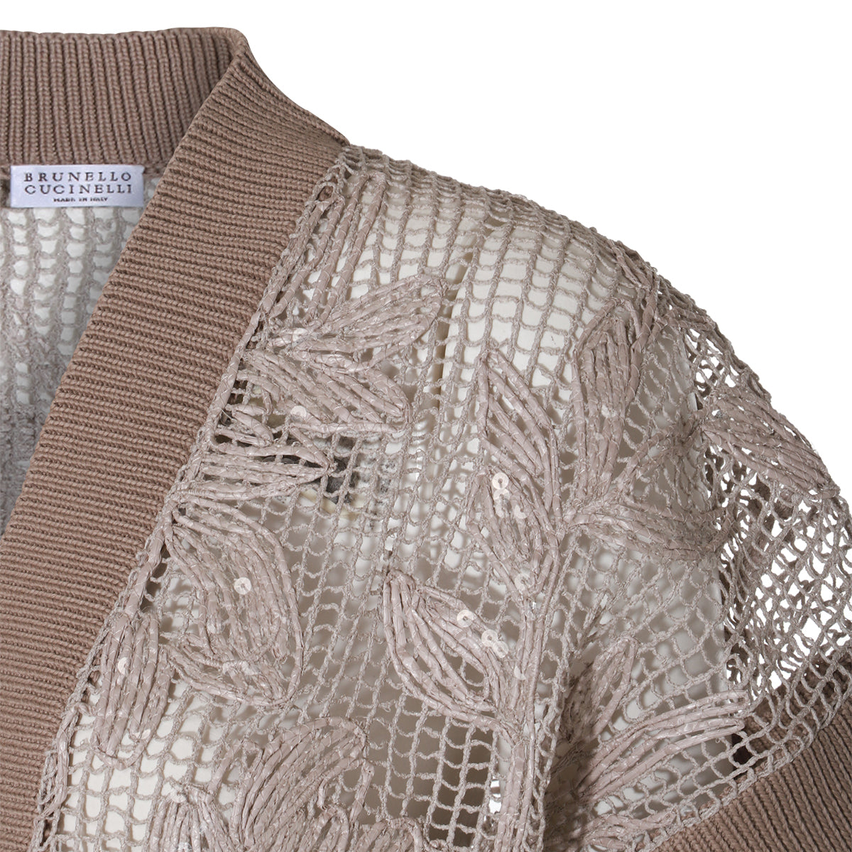 BEIGE COTTON KNITWEAR