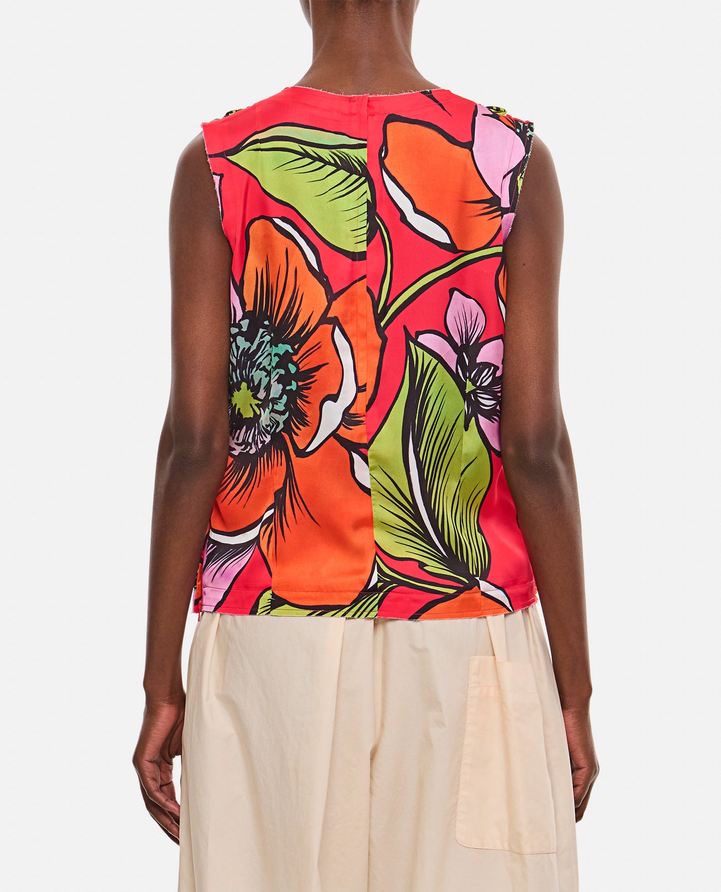 PLEATED PATTERN TOP