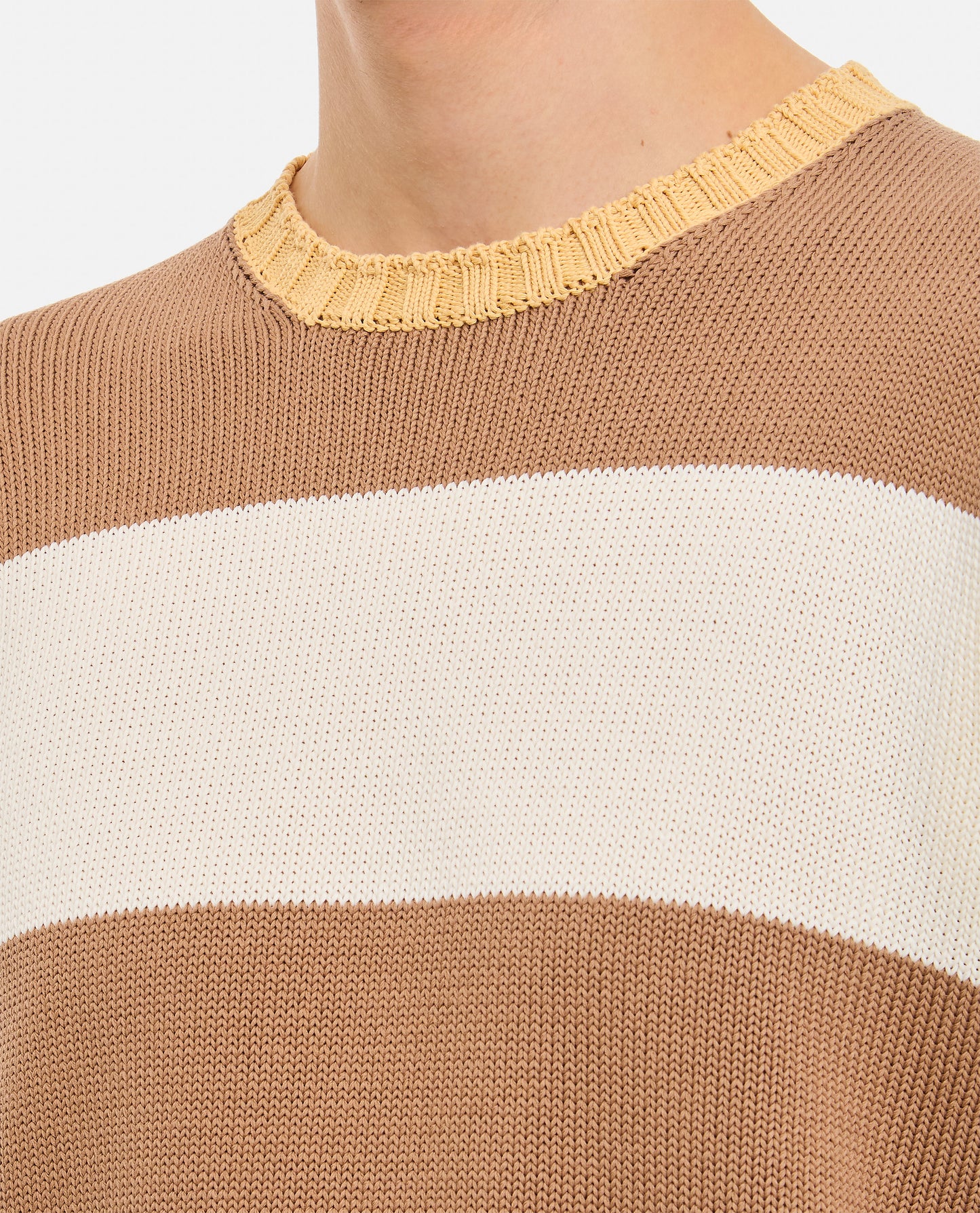 STRIPE CREWNECK SWEATER