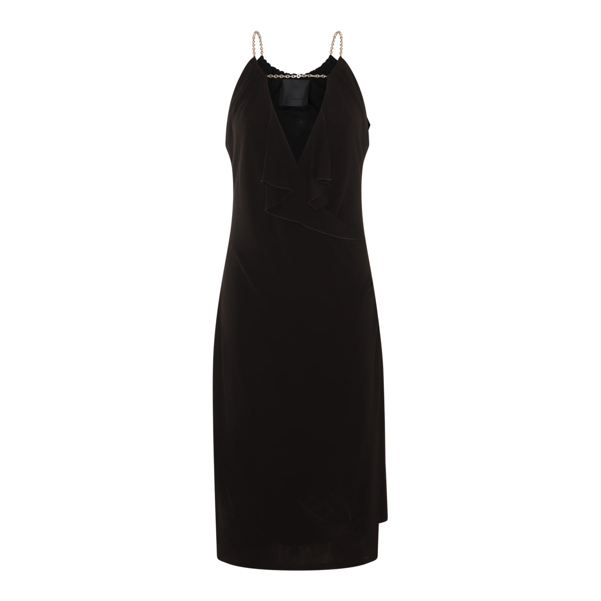 BLACK MIDI DRESS
