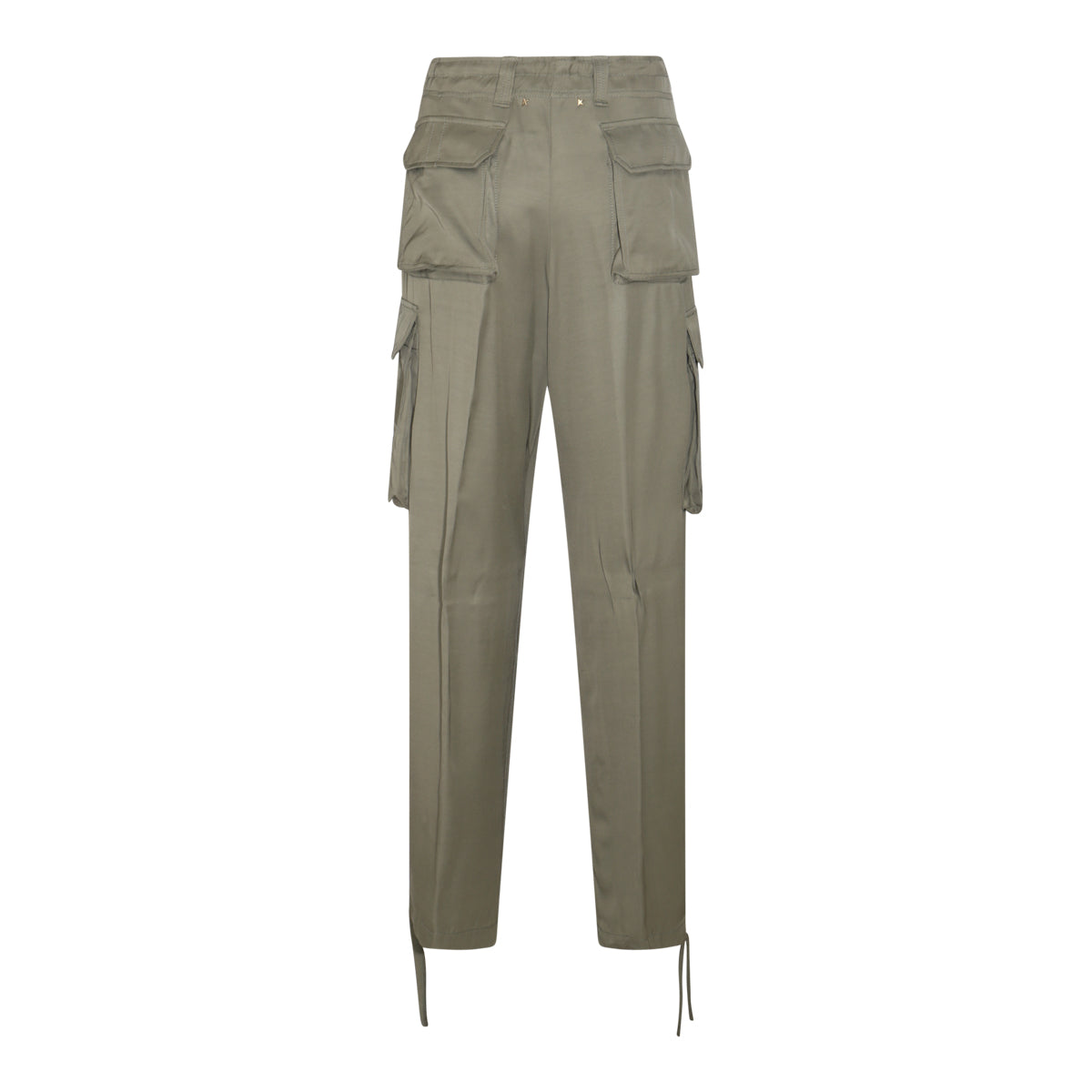 GREEN VISCOSE JEANS