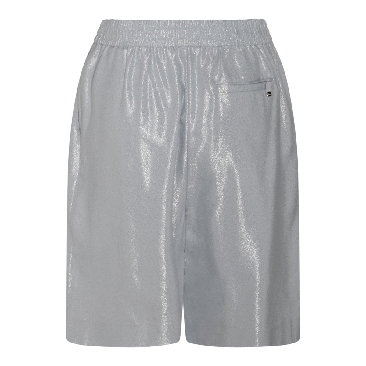 GREY VISCOSE SHORTS