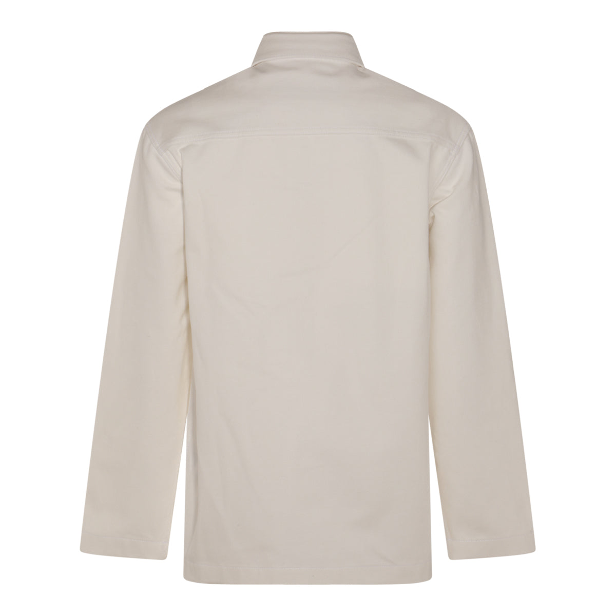 CREAM COTTON DENIM JACKET