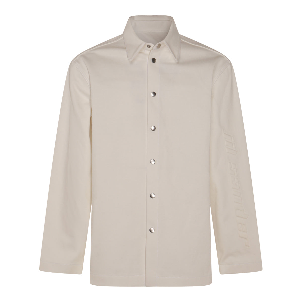 CREAM COTTON DENIM JACKET