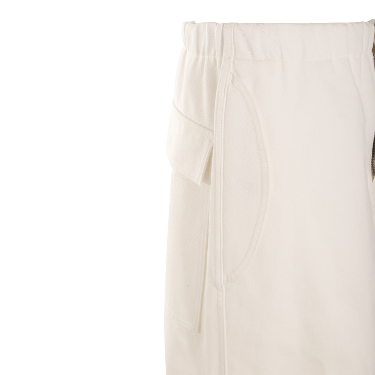 WHITE COTTON PANTS
