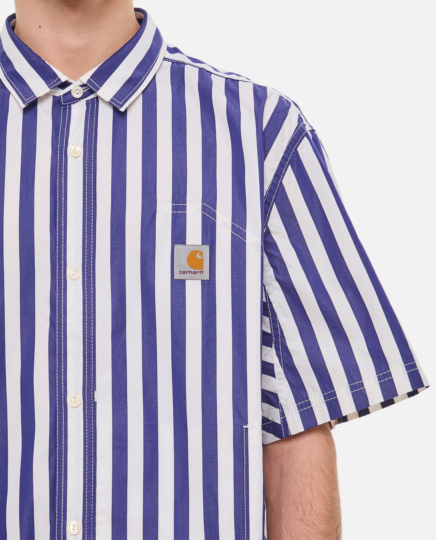 SHORT SLEEVE STRIPES SHIRT JUNYA WATANABE  CARHARTT WIP