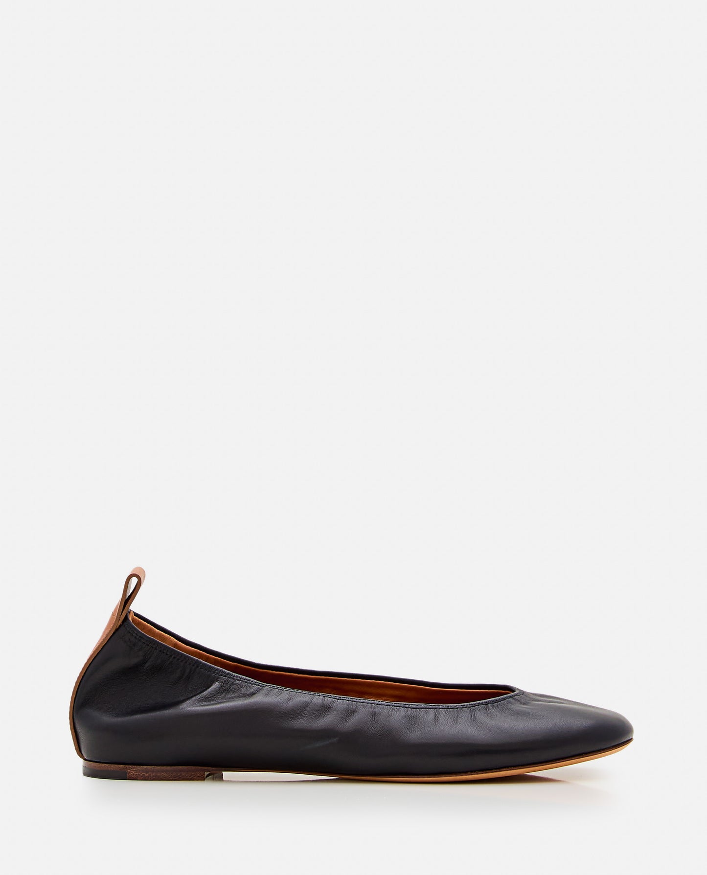 LEATHER BALLET FLATS