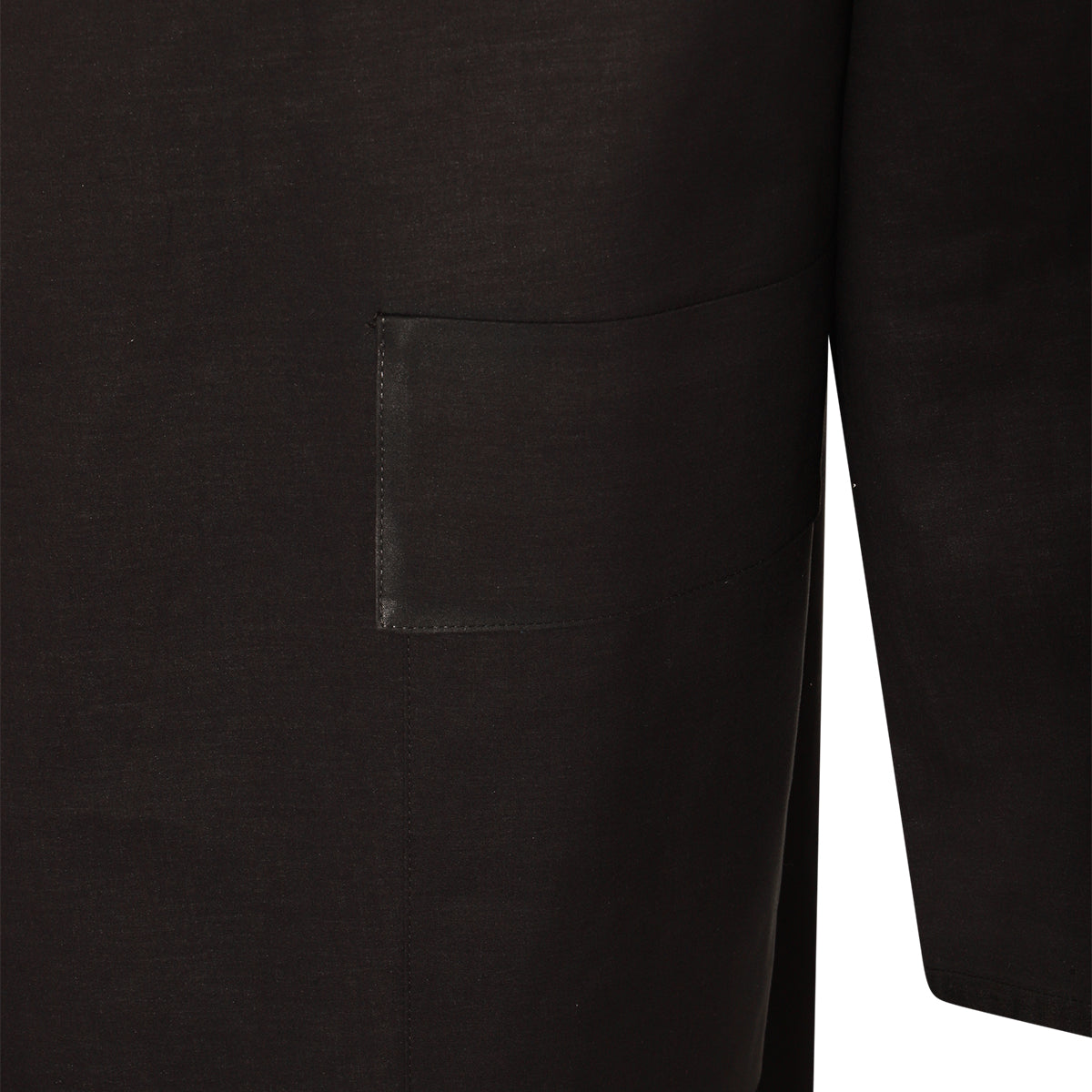 BLACK COTTON COAT