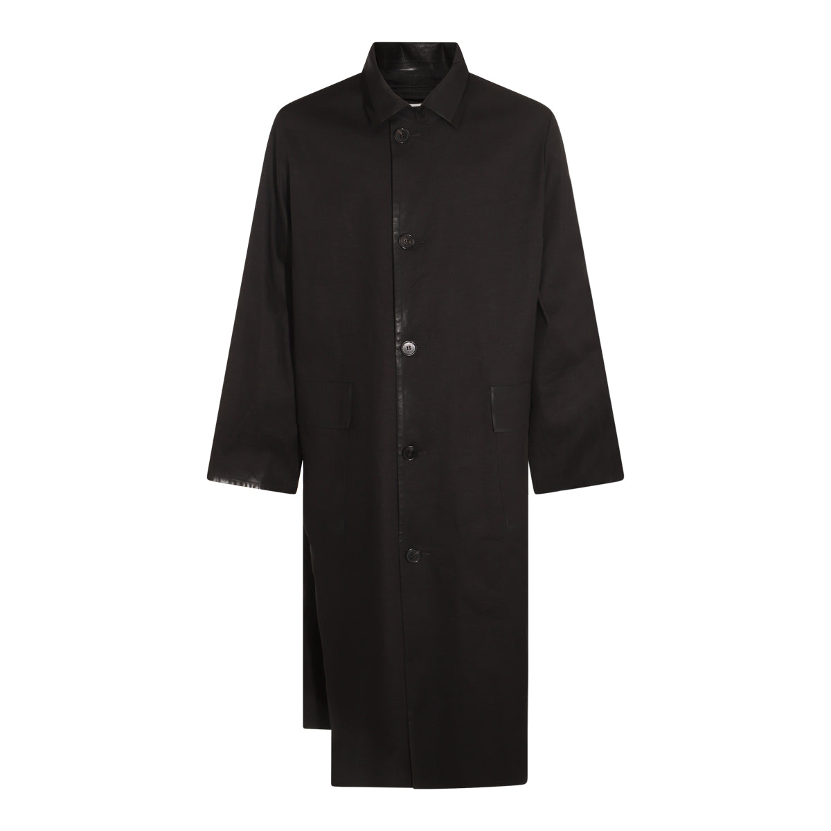 BLACK COTTON COAT