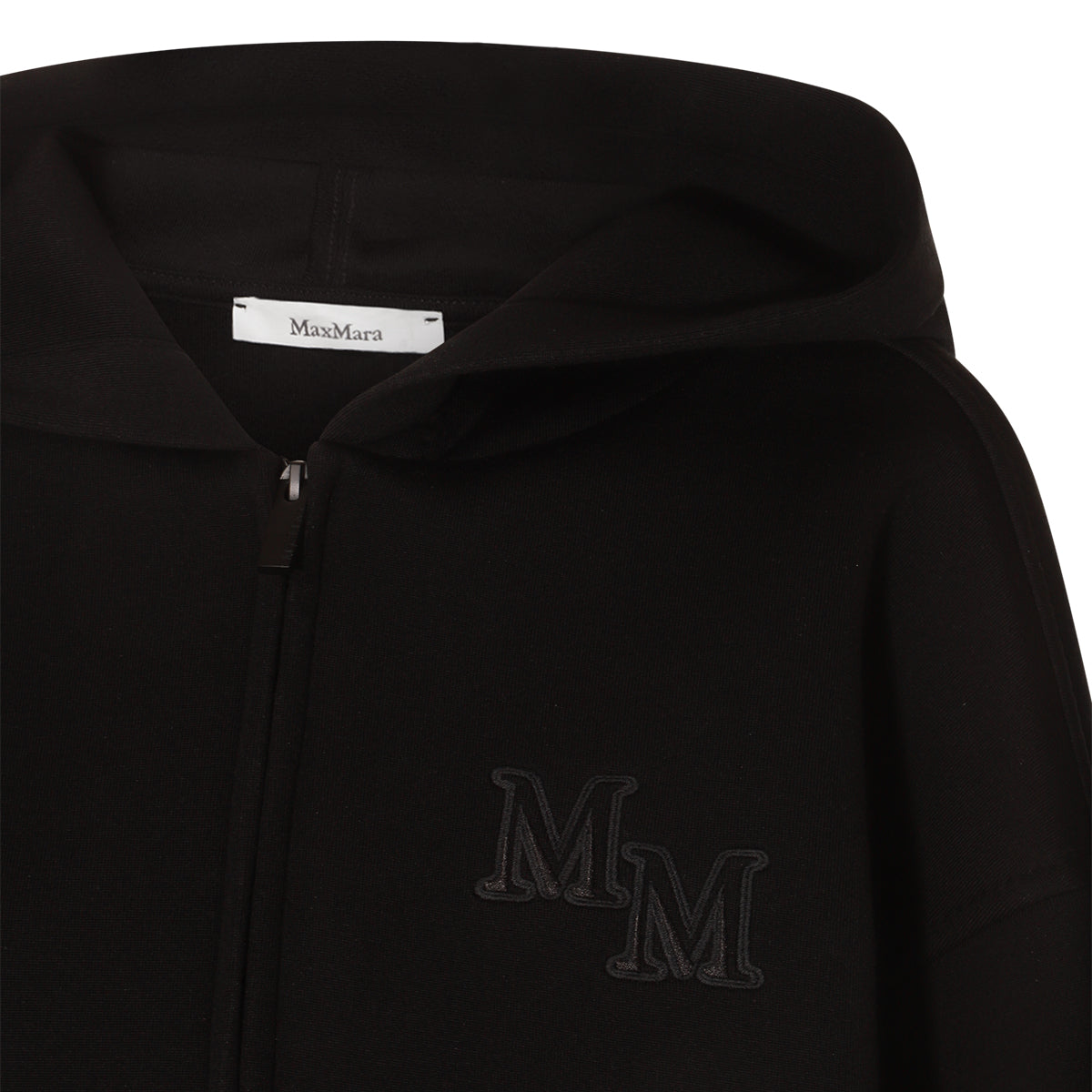 BLACK WOOL SWEATSHIRT