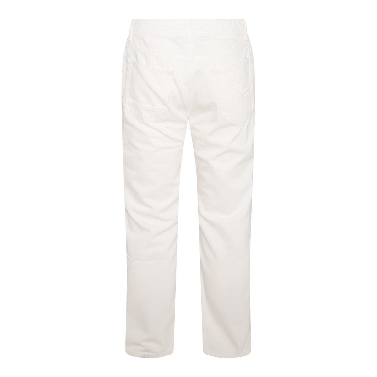 OFF WHITE COTTON JEANS