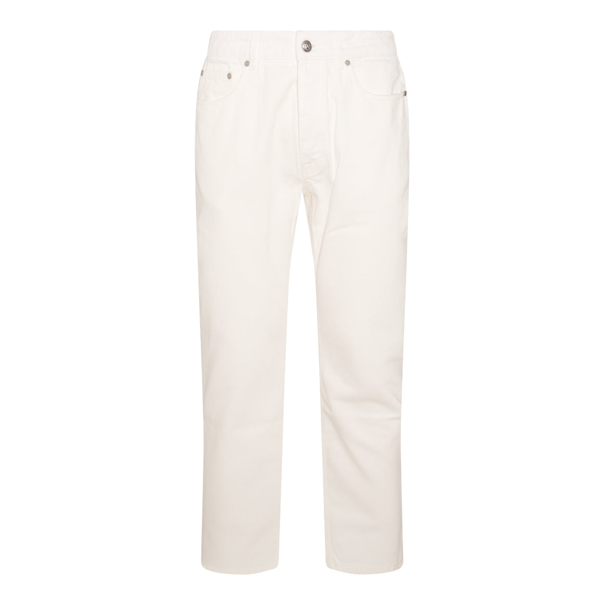 OFF WHITE COTTON JEANS