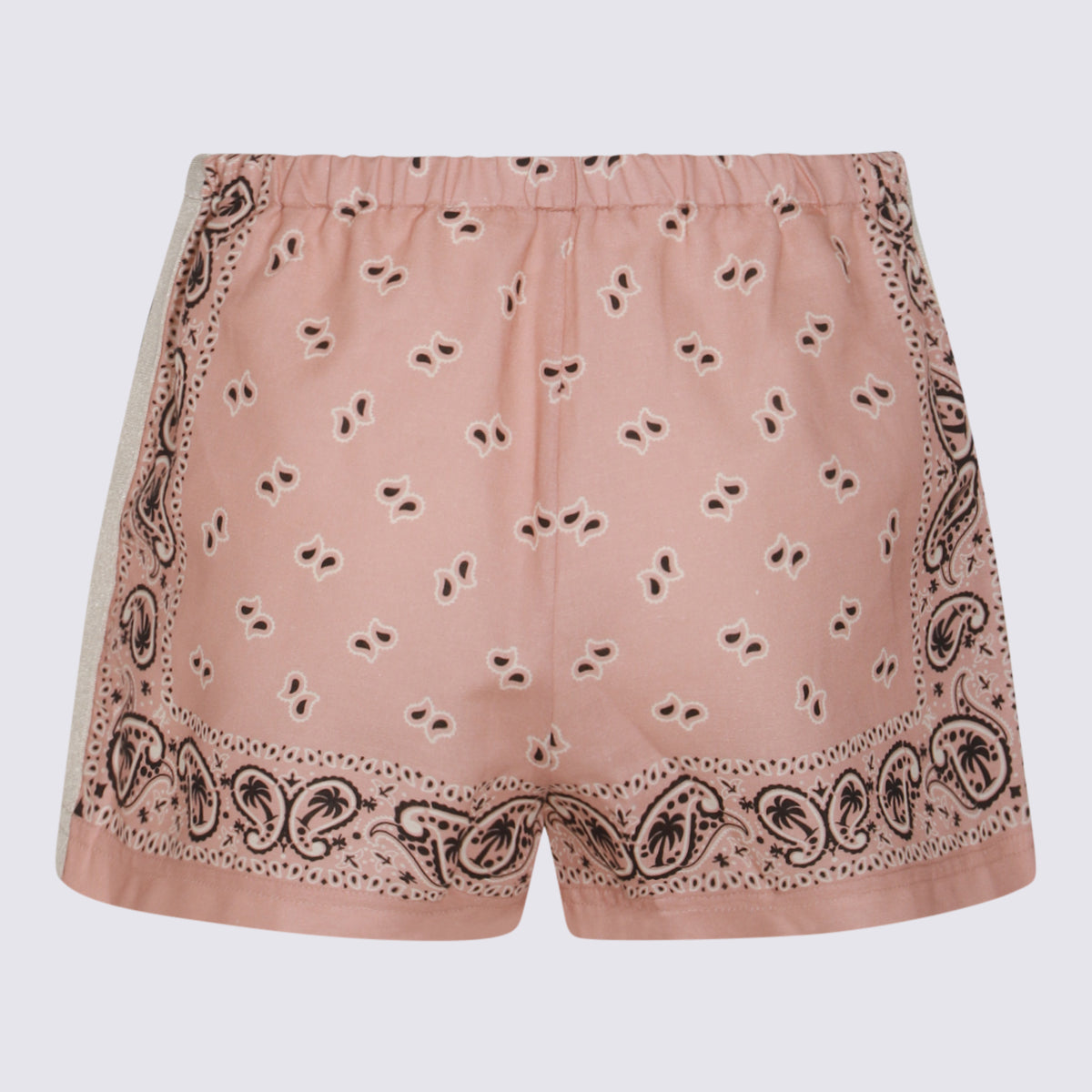 PINK LINEN SHORTS