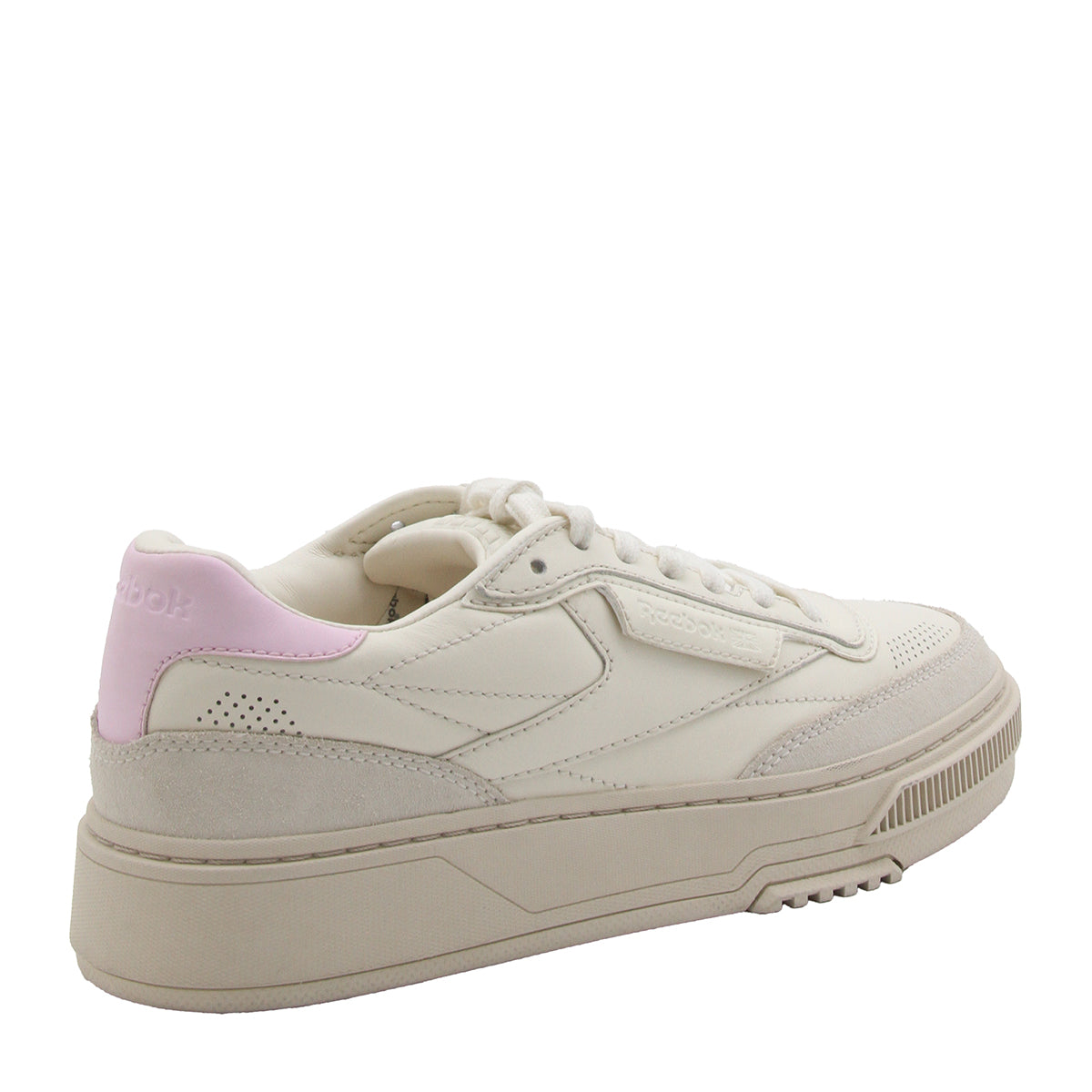 WHITE AND PINK LEATHER C LTD SNEAKERS