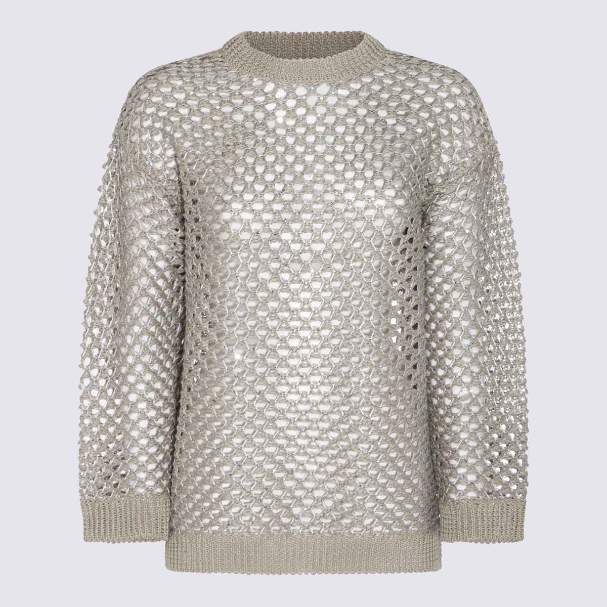 BEIGE LINEN KNITWEAR