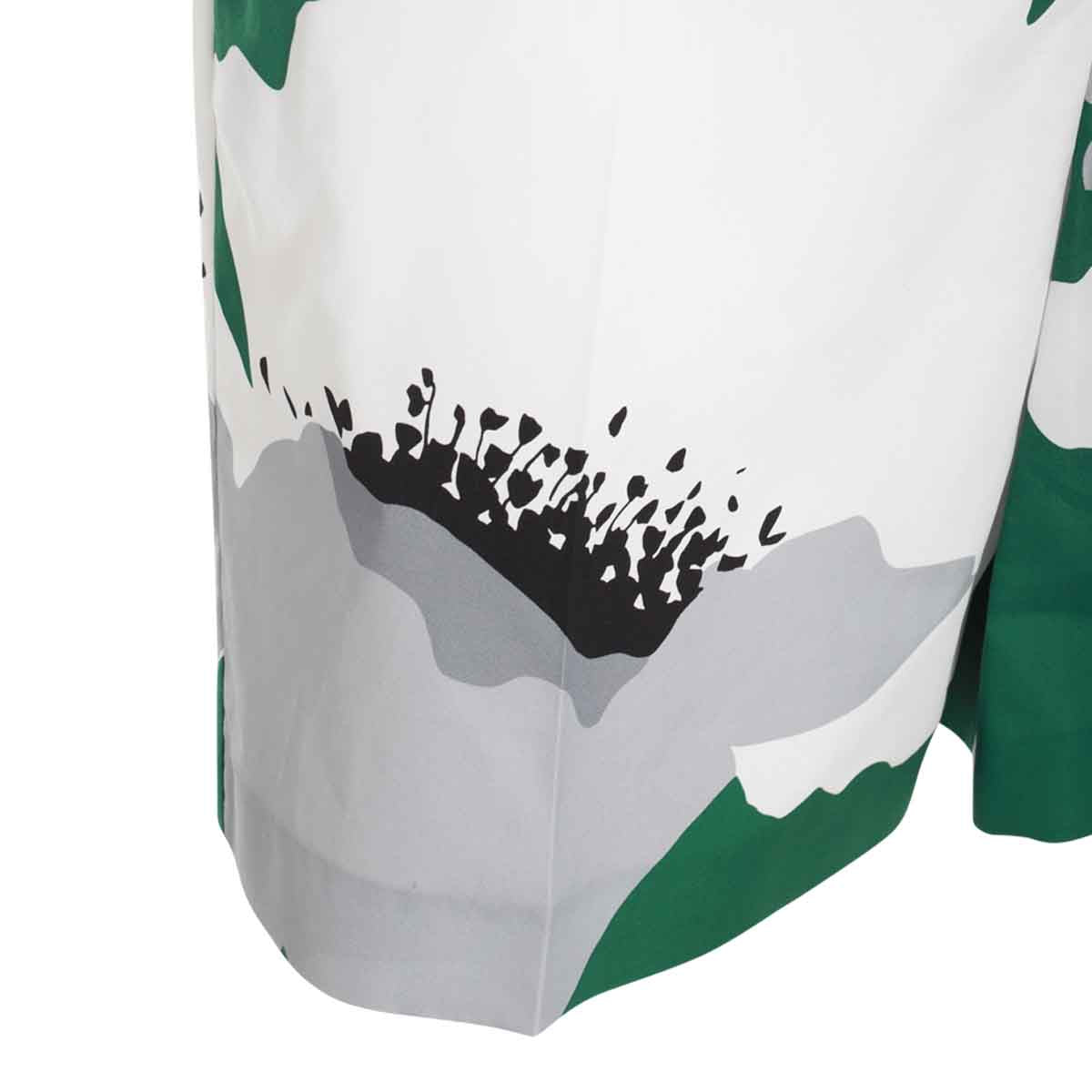 GREEN COTTON SHORTS