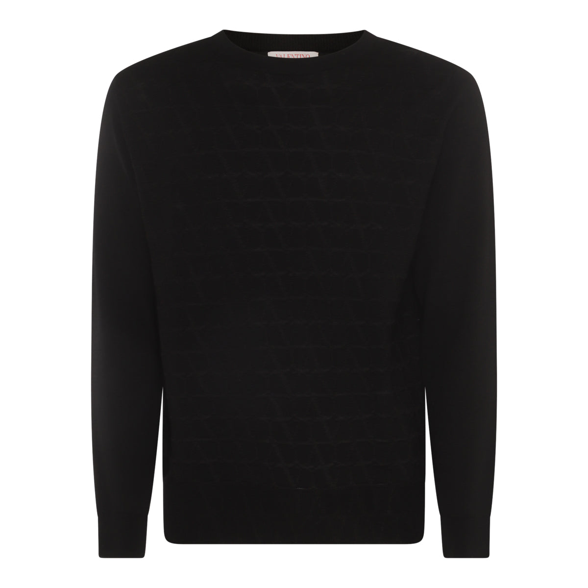 BLACK WOOL KNITWEAR