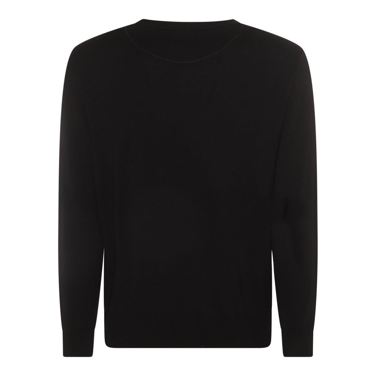 BLACK WOOL KNITWEAR